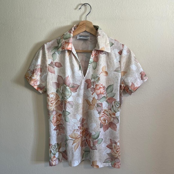 Vintage Teddi of California 70’s Printed Shirt - Picture 2 of 4